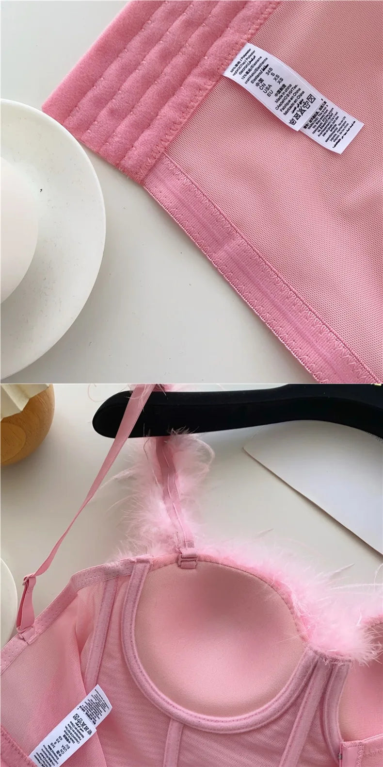 Feathered Bustier