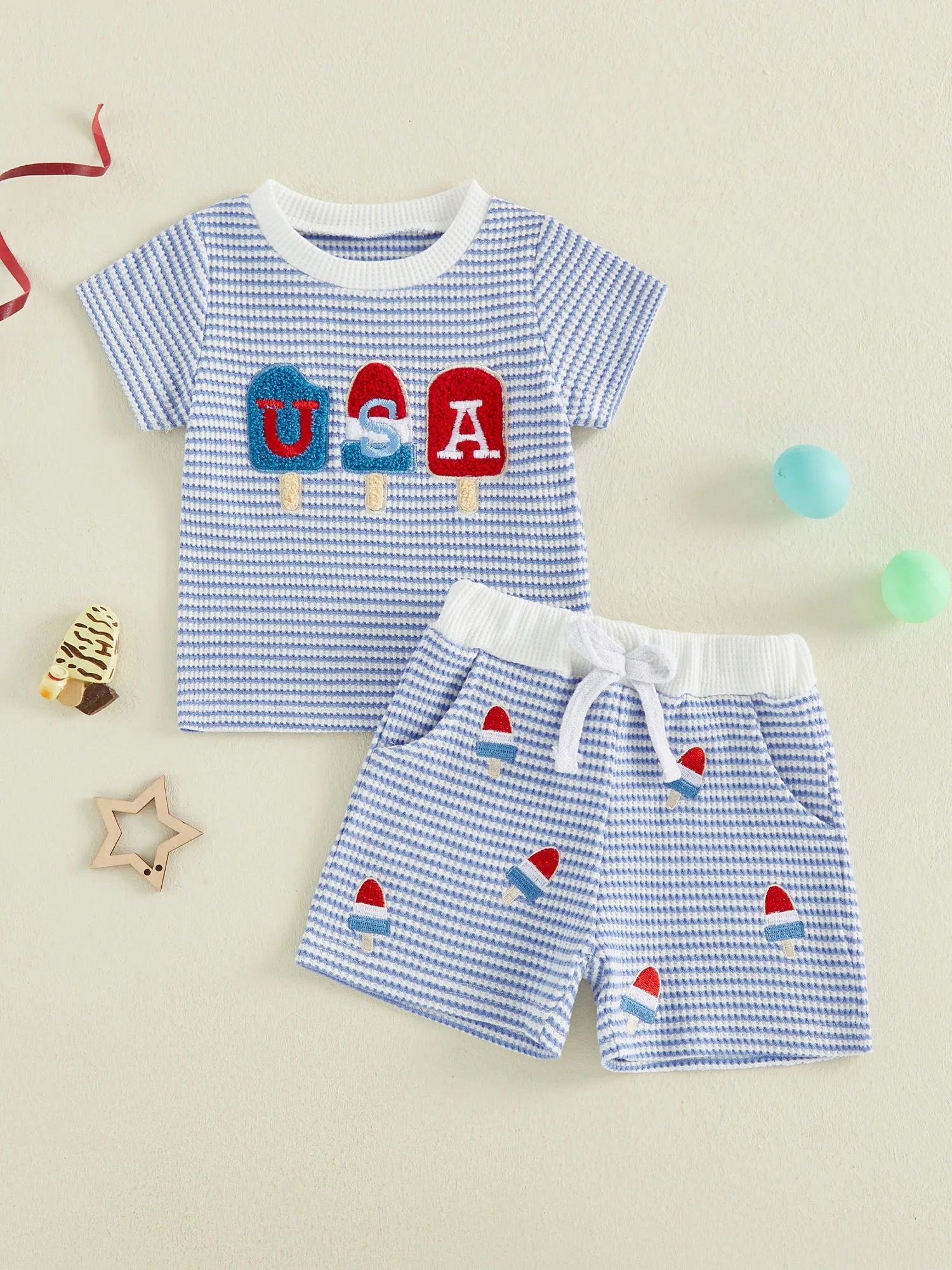 4th of July Popsicles Set