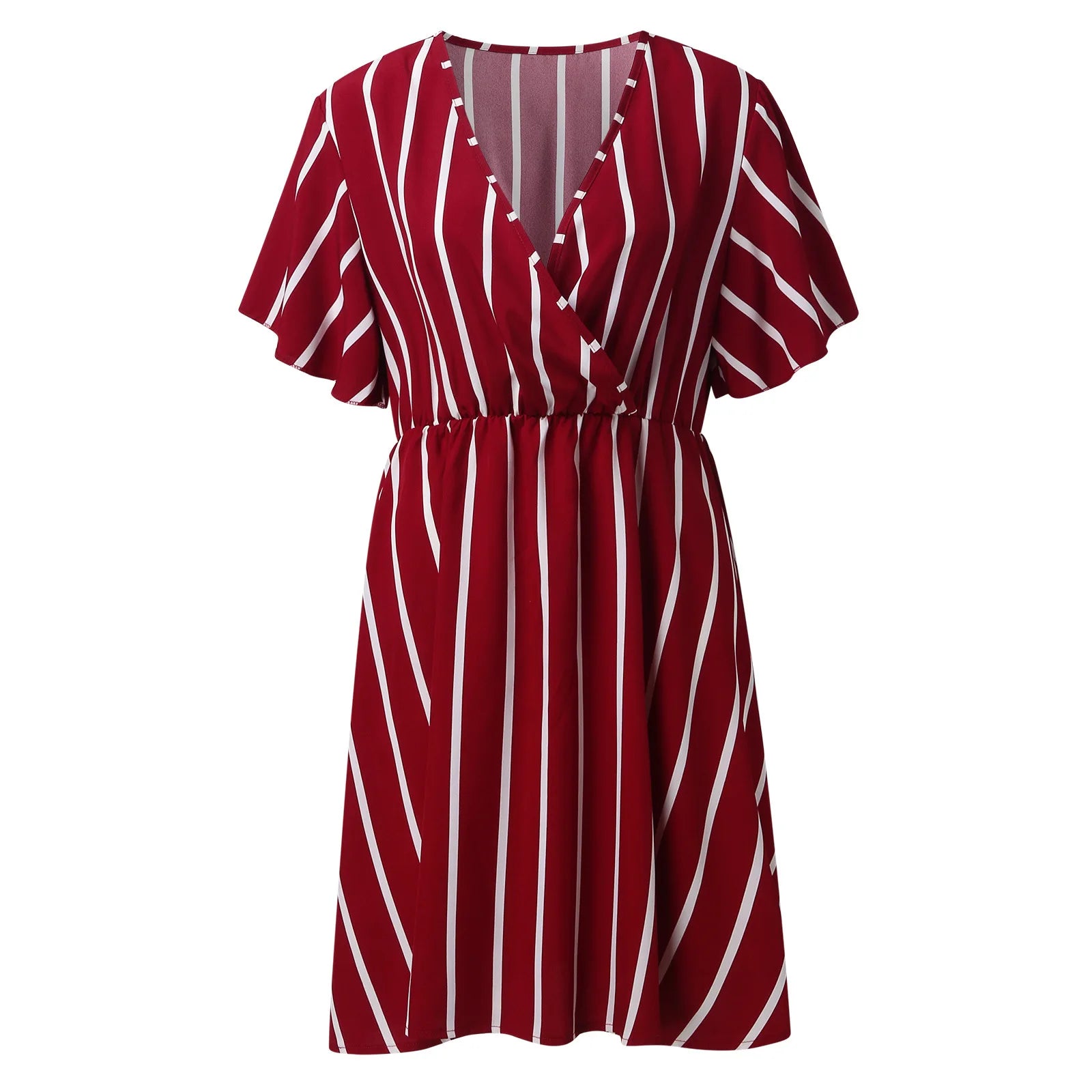 V-Neck Mini Dress