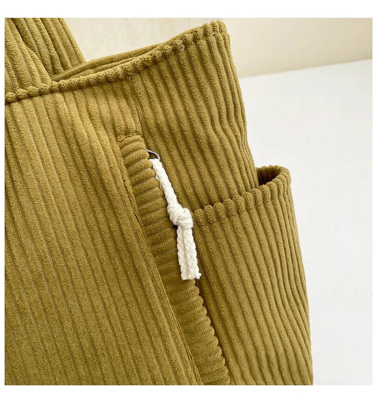 Corduroy Handbag