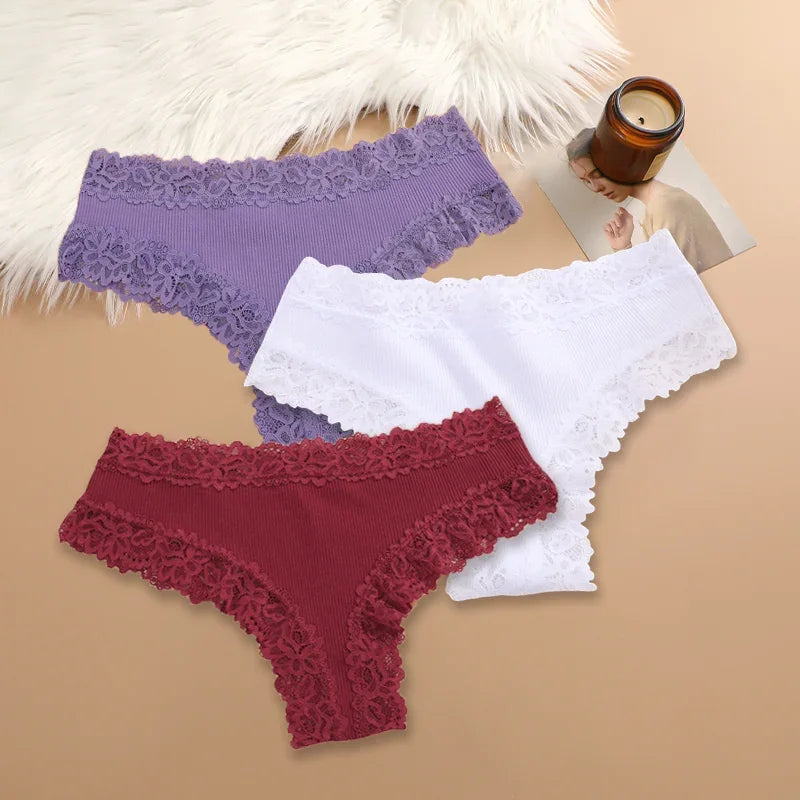 3-Piece Cotton Underwear Set