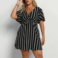 V-Neck Mini Dress