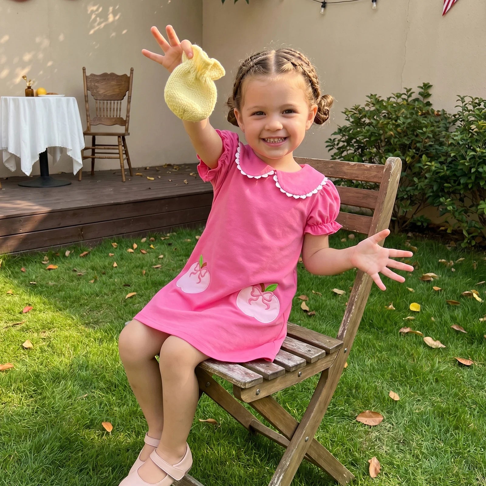 Apple with Bow Dress