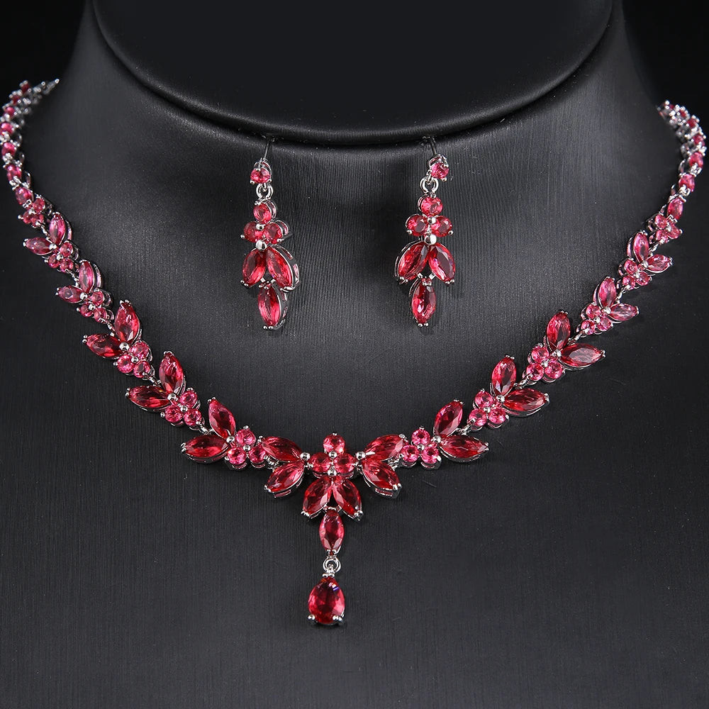 Cubic Zirconia 3Pcs Jewelry Set