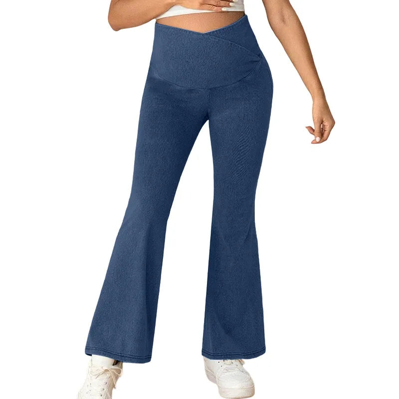 Flared Maternity Yoga Pants