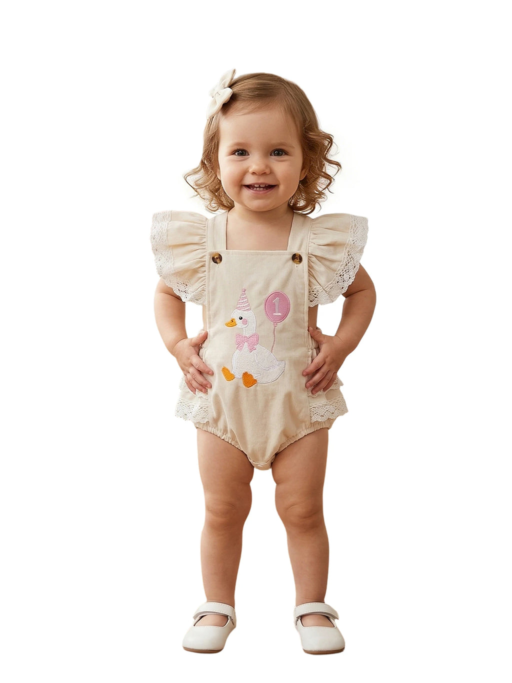 Birthday Romper&Headband