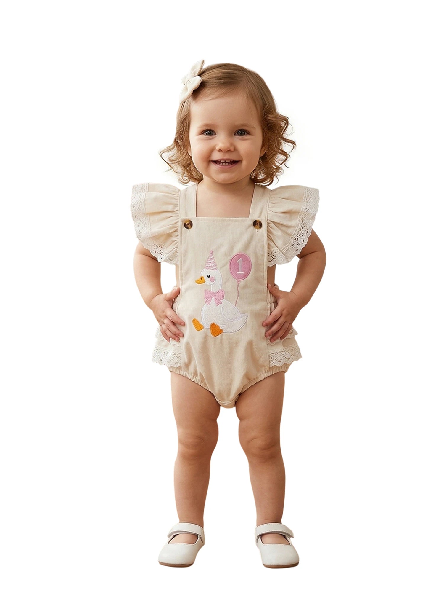 Birthday Romper&Headband