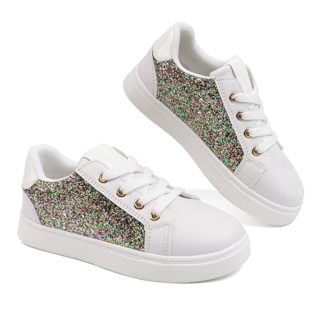 Girls Glitter Sneakers