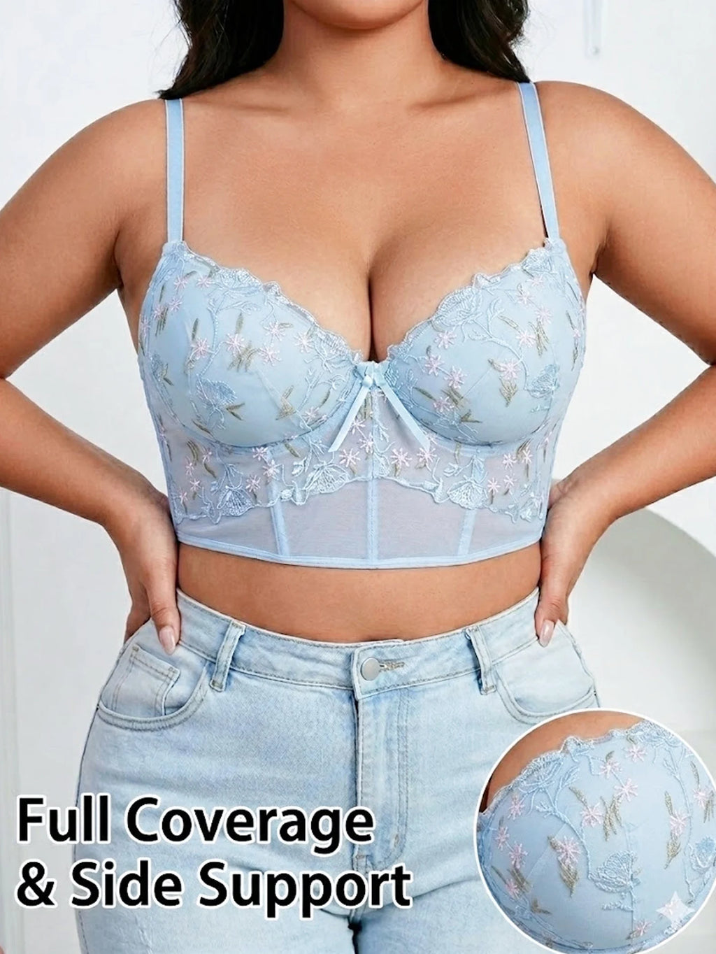 Floral Bustier