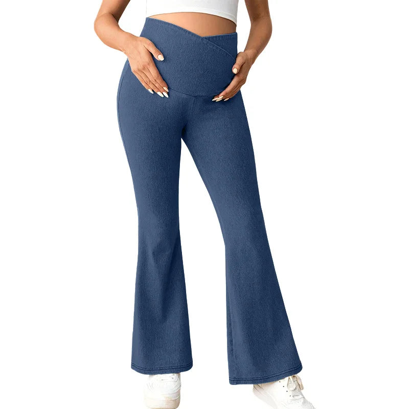 Flared Maternity Yoga Pants