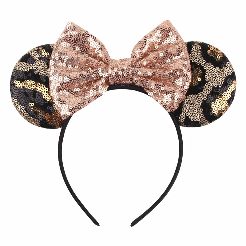 Leopard Mouse Ears Headband