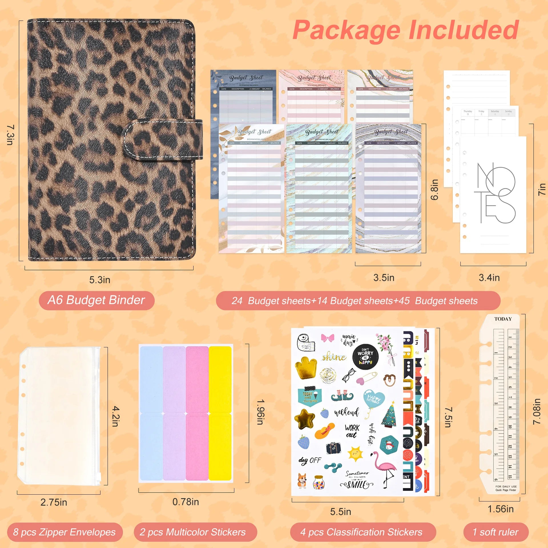 A6 Budget Binder- With Accessories