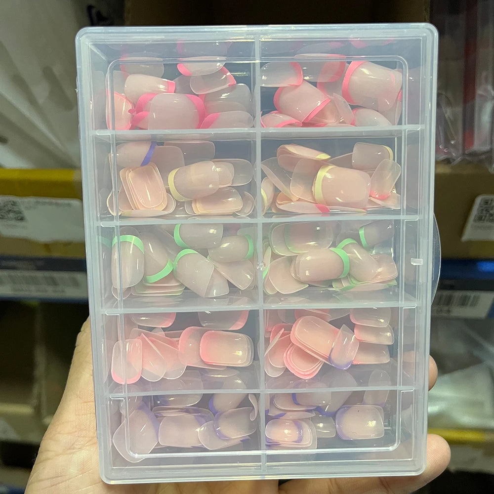 French Tip False Nails(120Pcs/240Pcs)