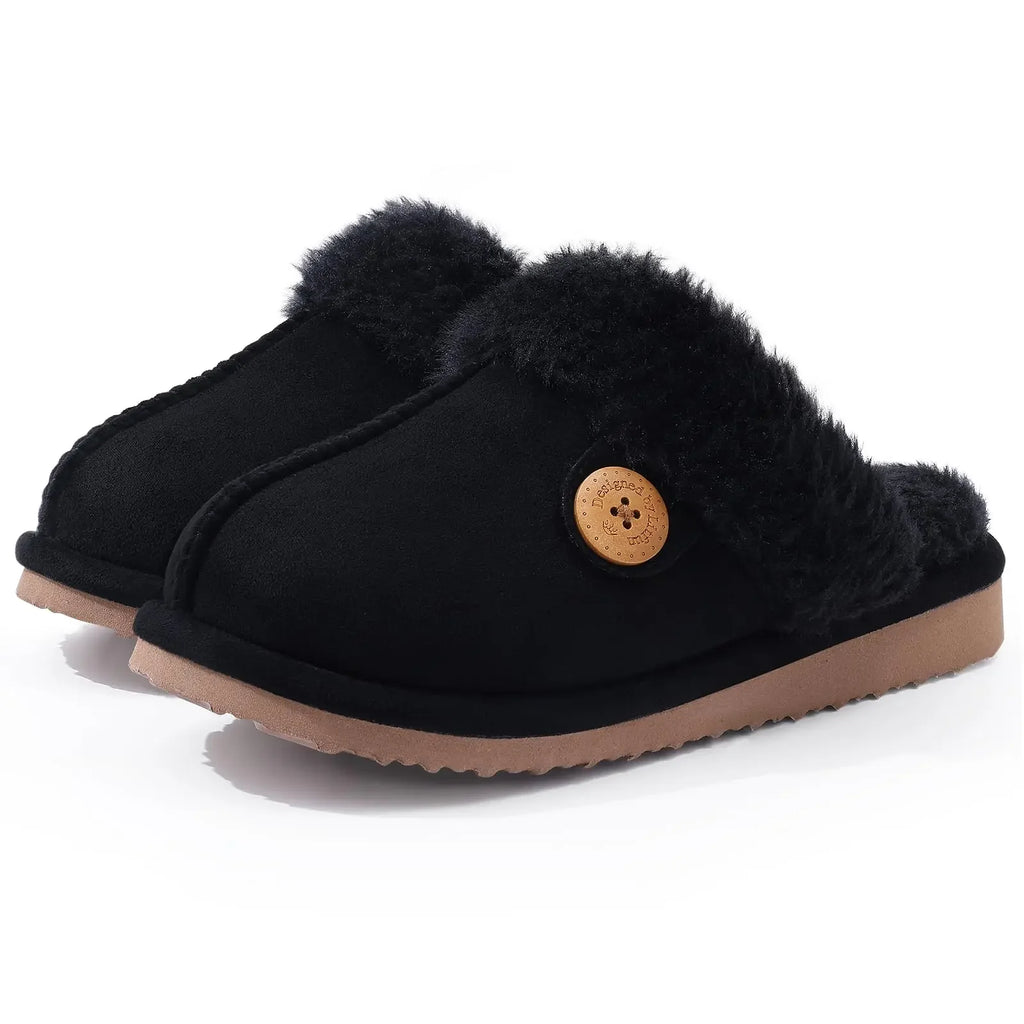House Slippers with Fur