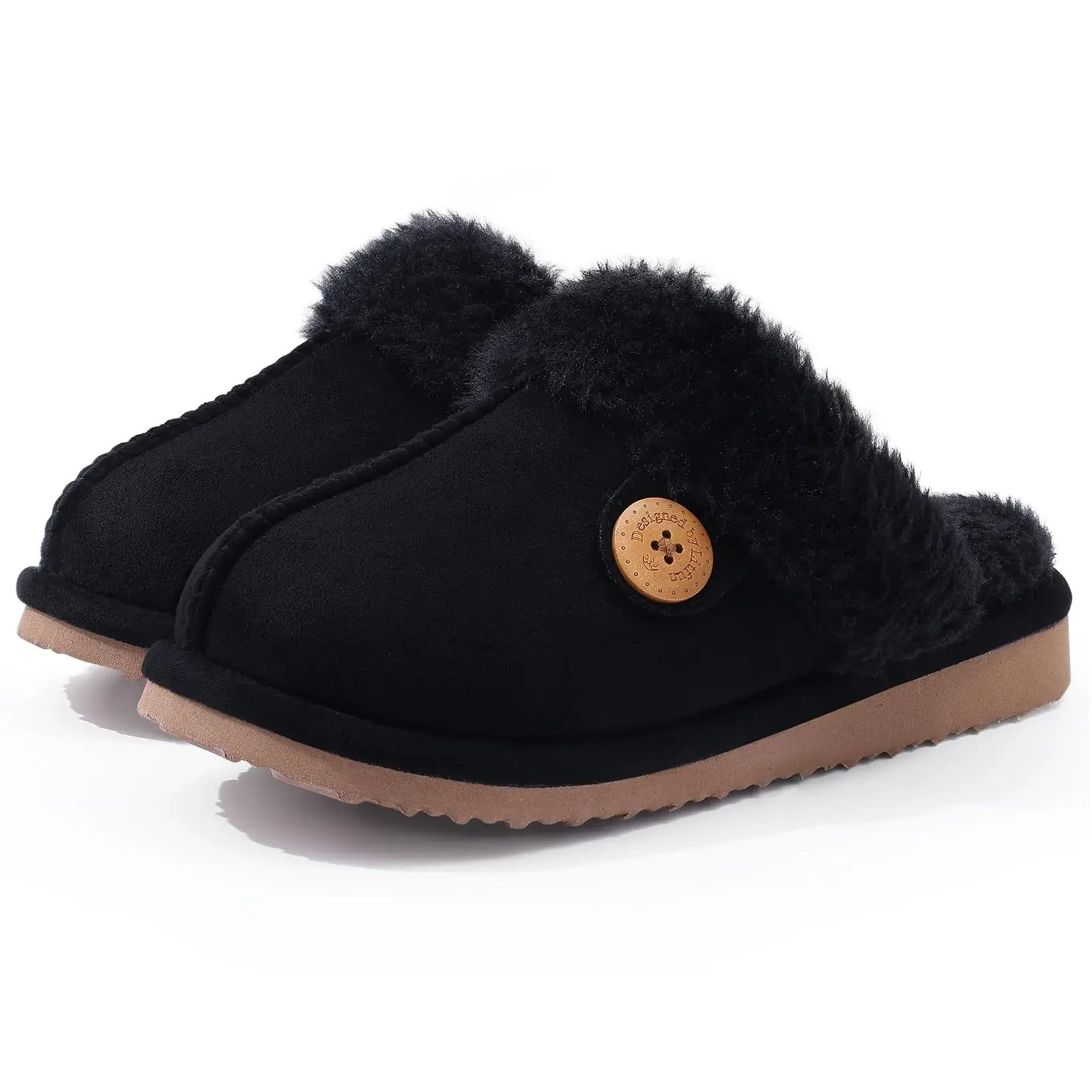 House Slippers with Fur