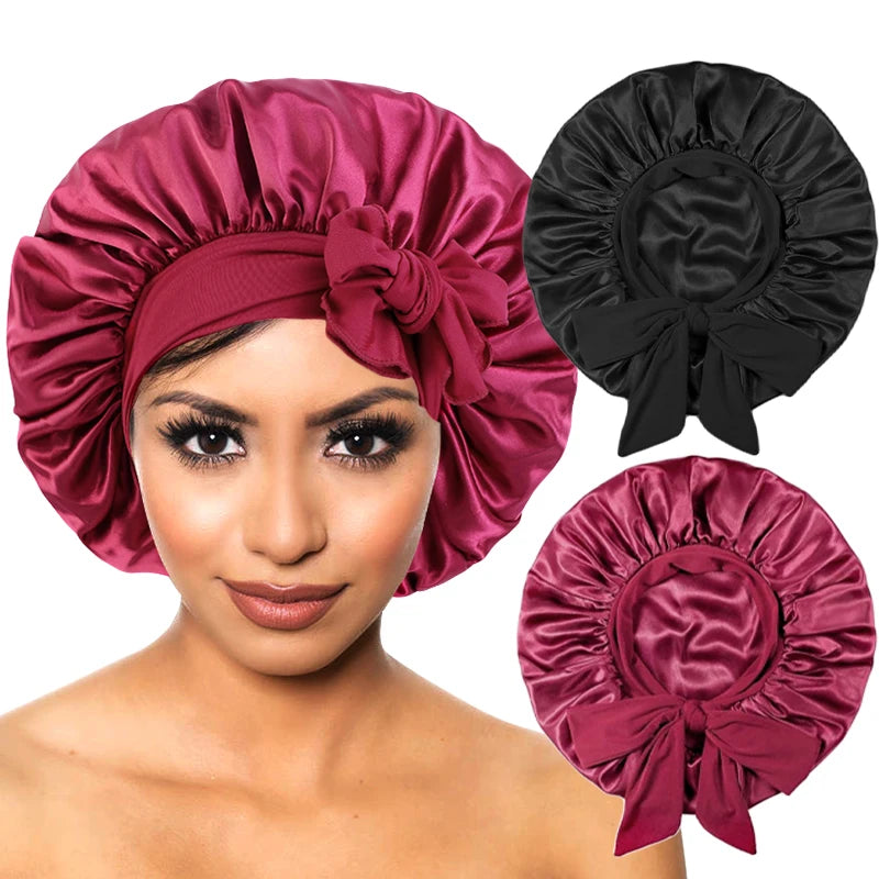 Satin Bonnet-With Tie