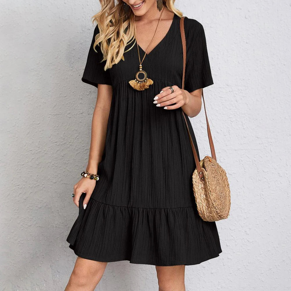 Ruffle Hem Dress