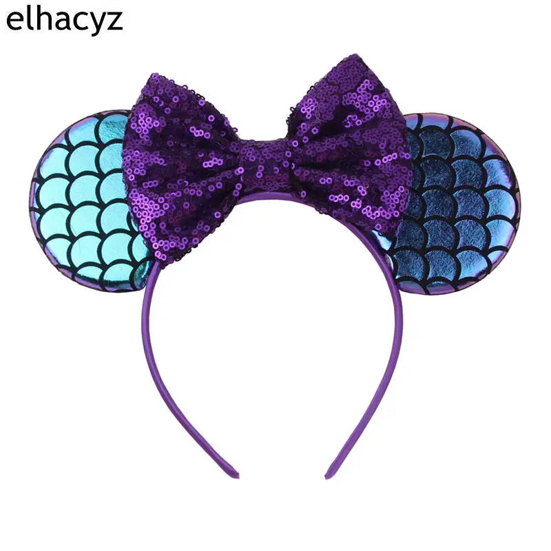 Sparkly Sequin Mouse Ears Headband