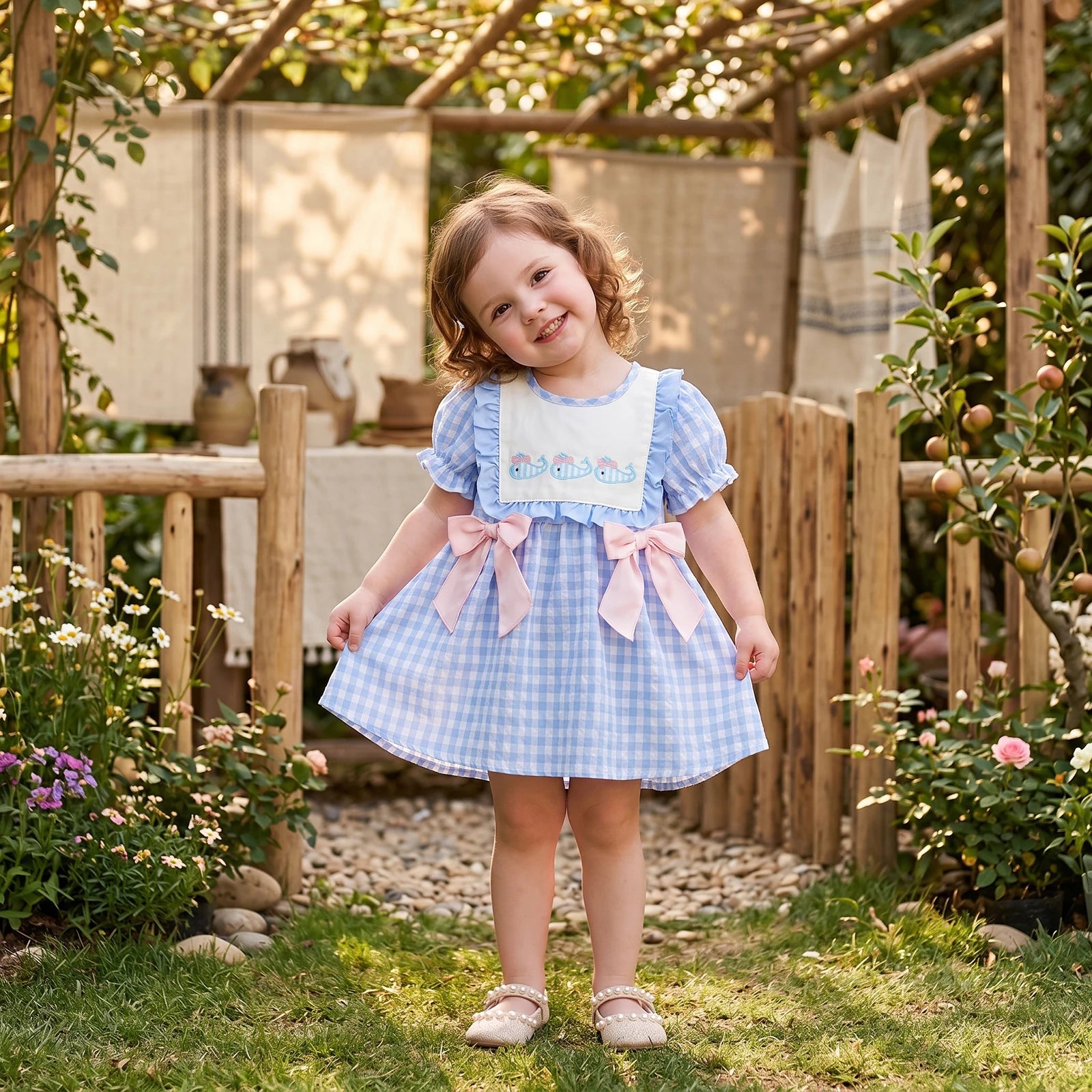 Whale Bow Dress