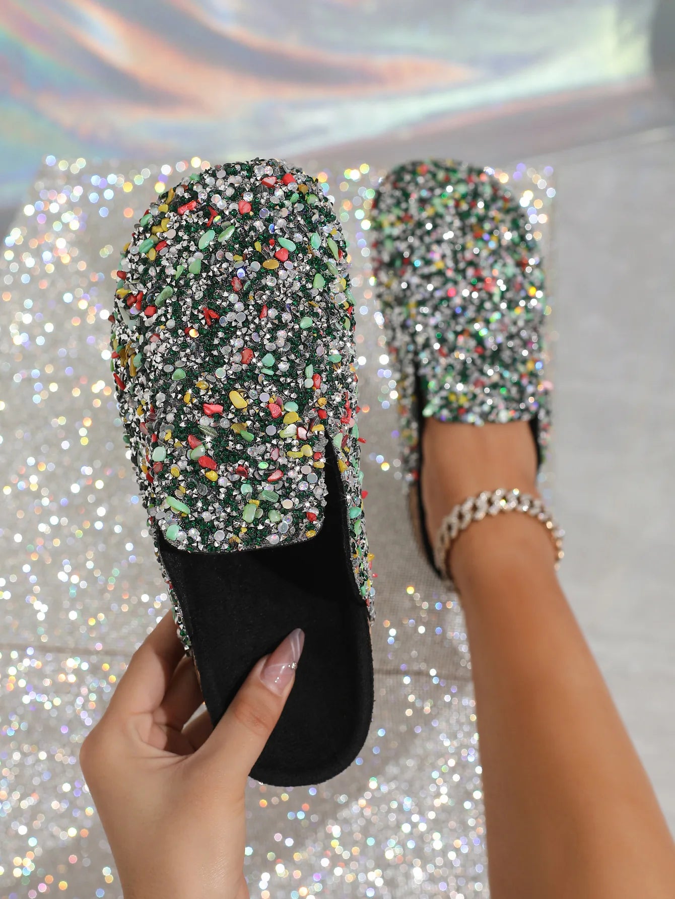 Sparkly Loafers