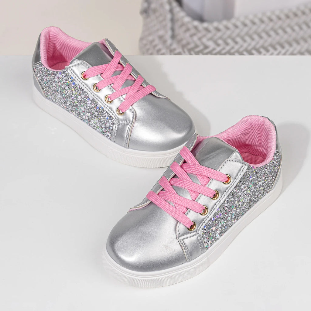 Girls Glitter Sneakers