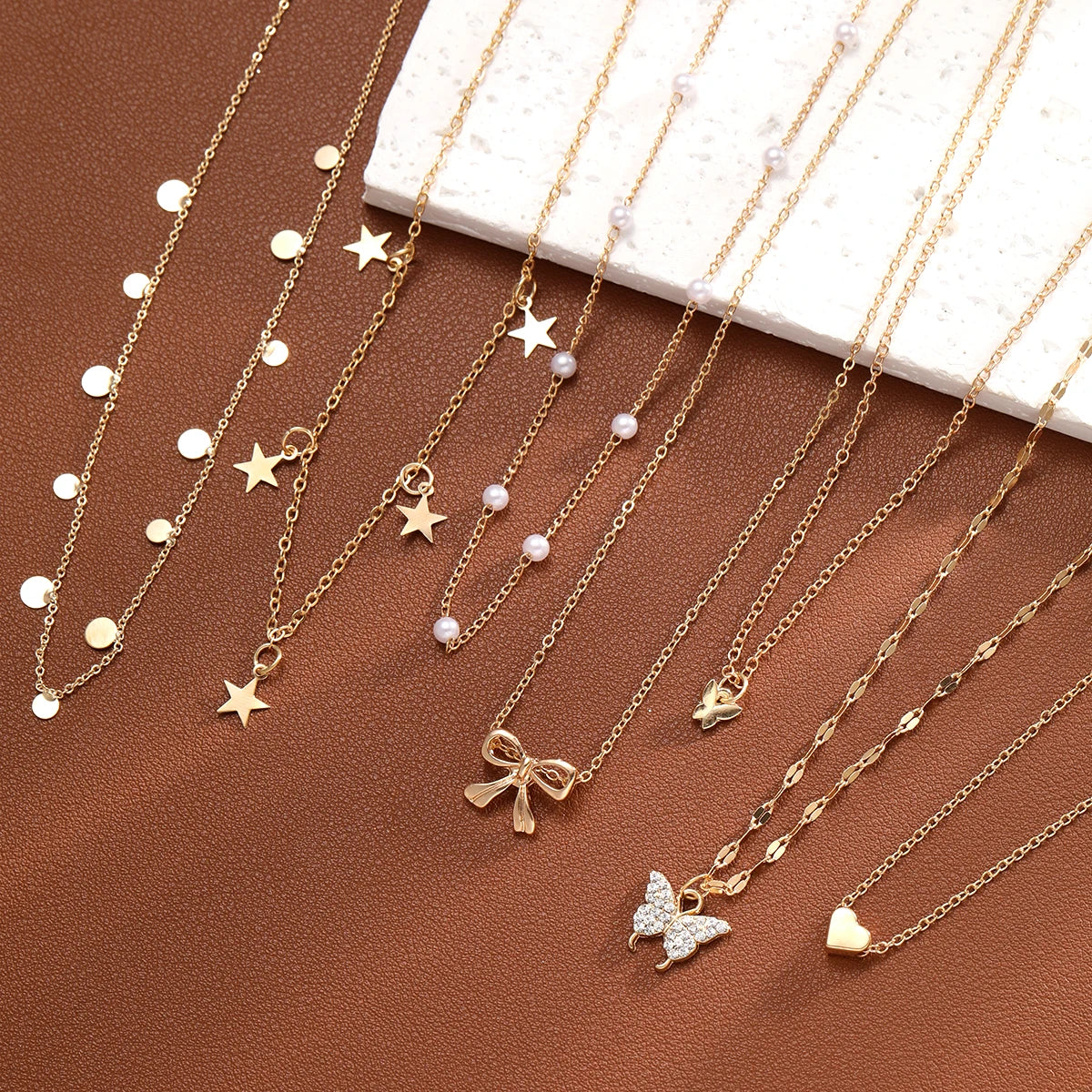 Necklace Set(9Pcs)