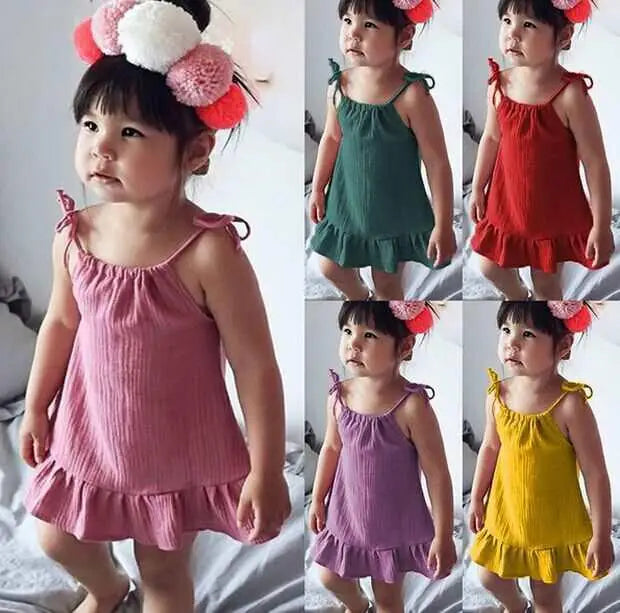 Toddler Breathable Cotton Dress