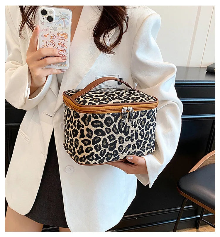 Leopard Cosmetic Bag