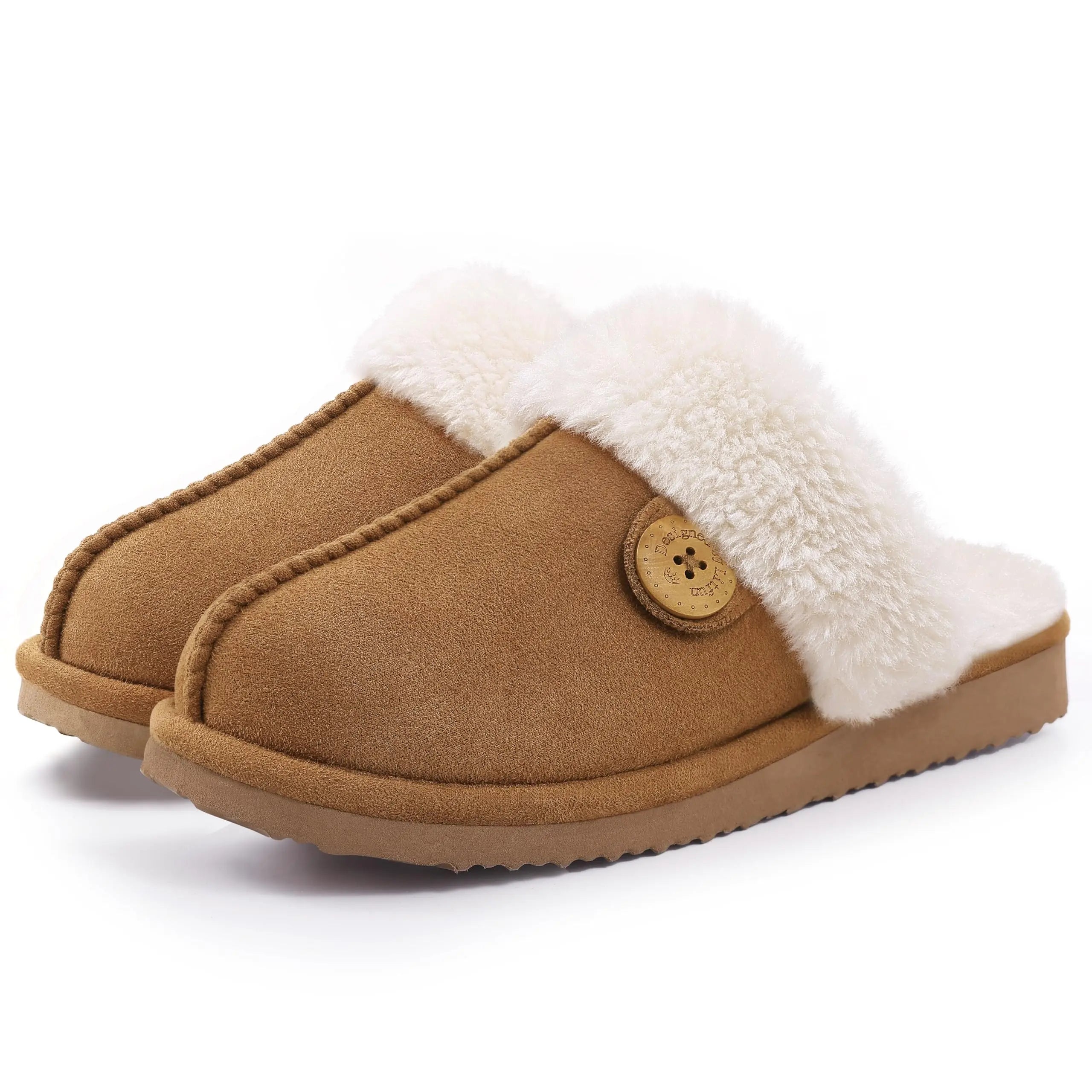 House Slippers with Fur