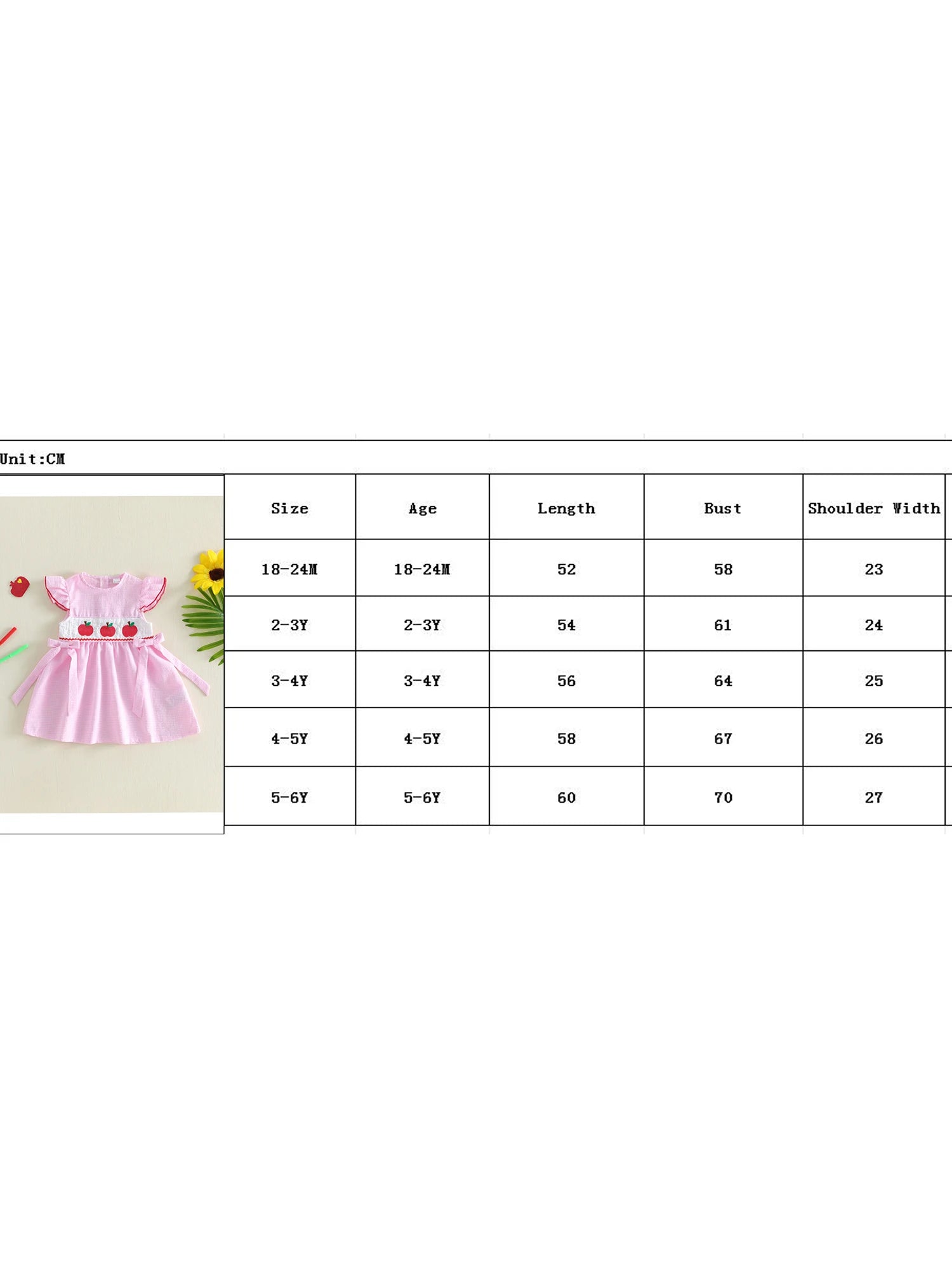 Pink Apple Dress