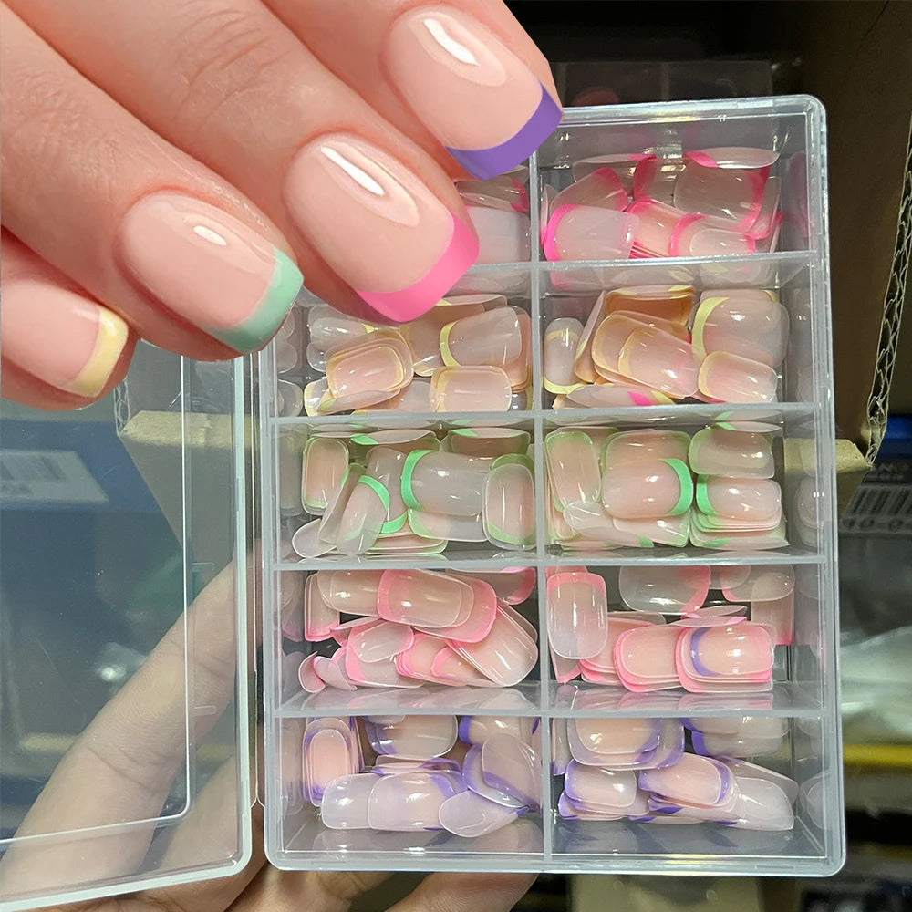 French Tip False Nails(120Pcs/240Pcs)