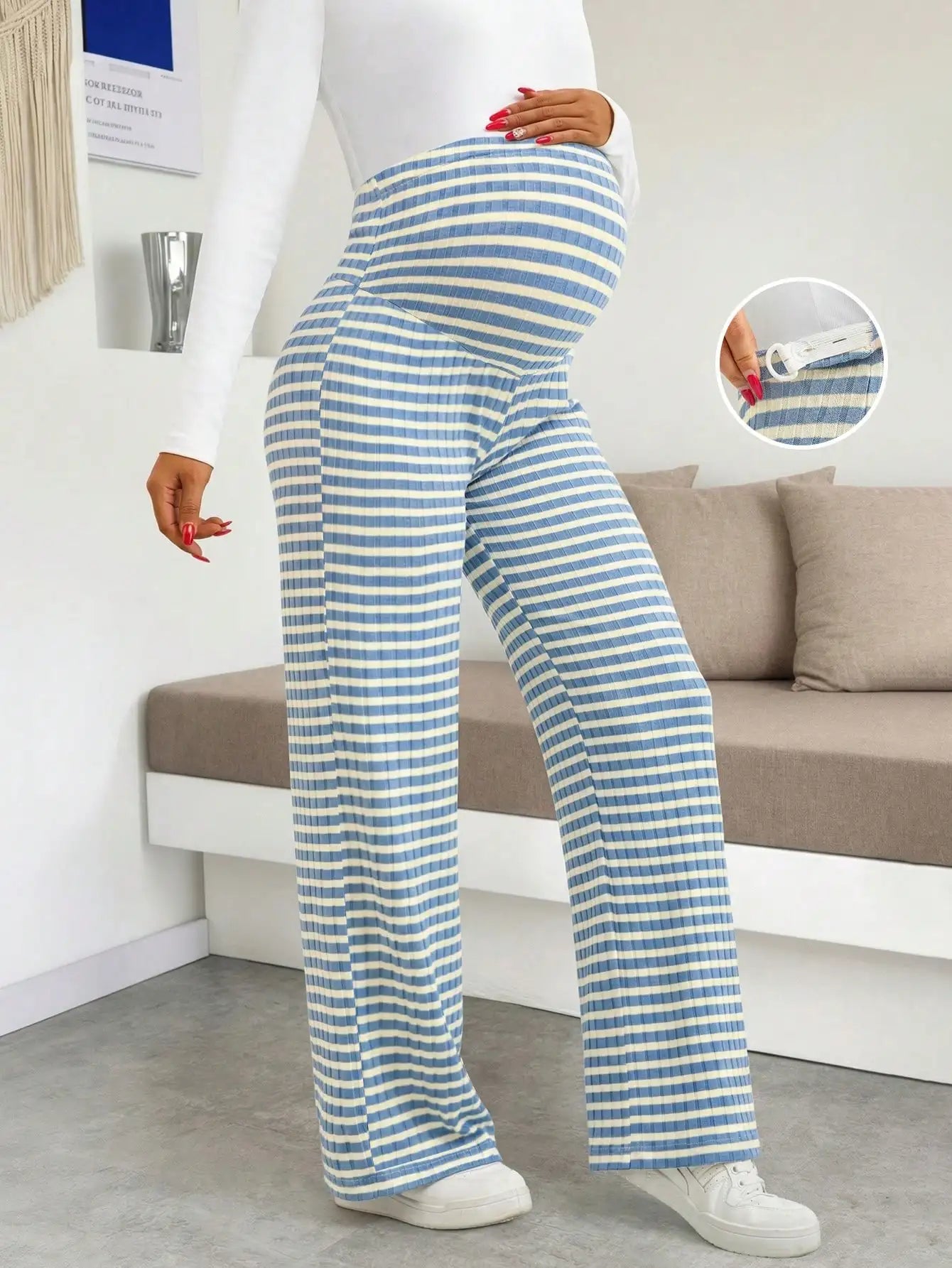 Maternity Ribbed Lounge Pants