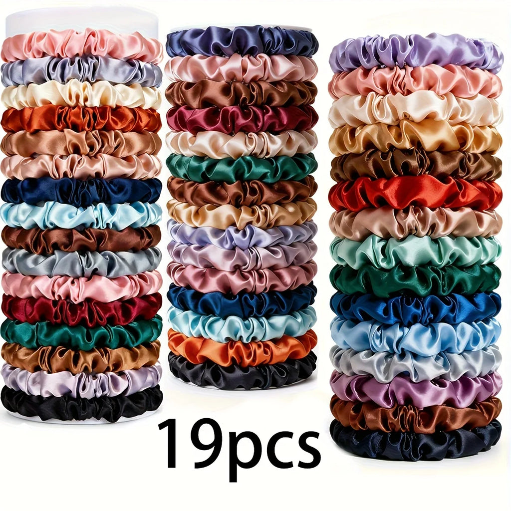 19Pcs Scrunchie Set