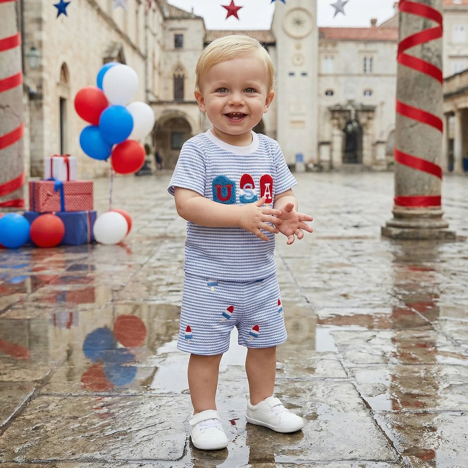 4th of July Popsicles Set