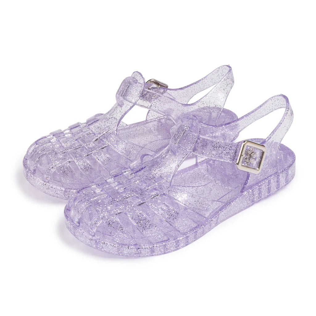 Girls Glitter Jelly Sandals