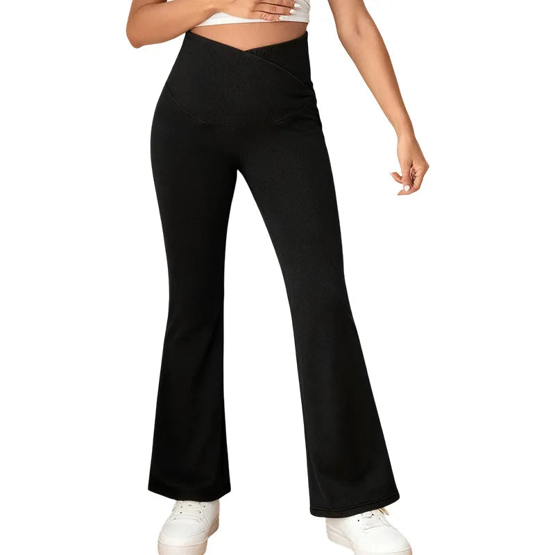 Flared Maternity Yoga Pants