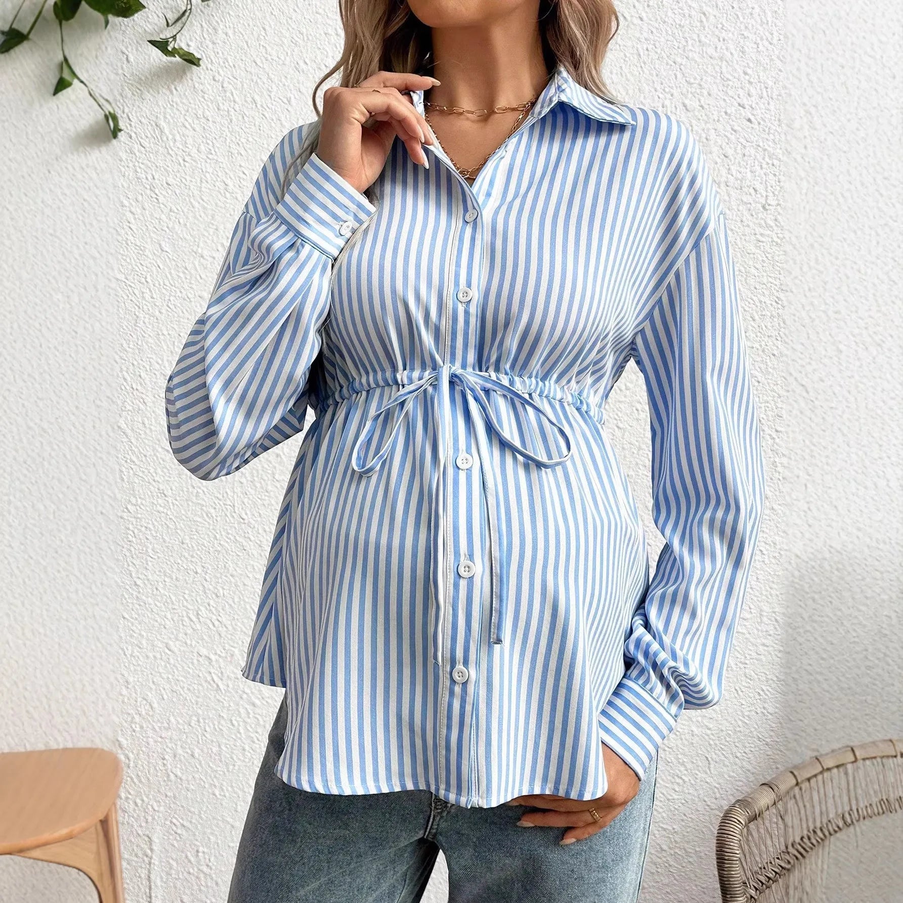 Striped Maternity Top