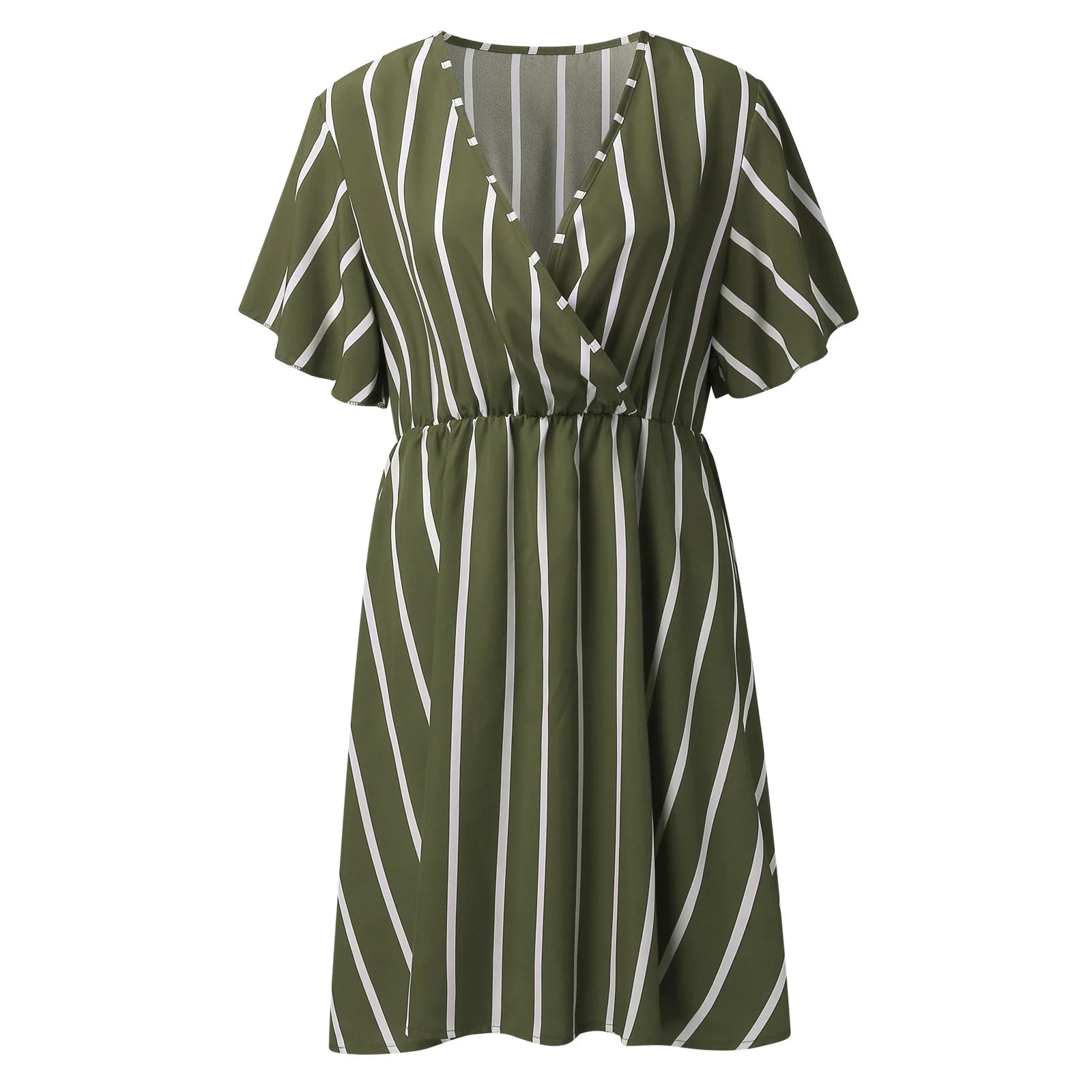V-Neck Mini Dress