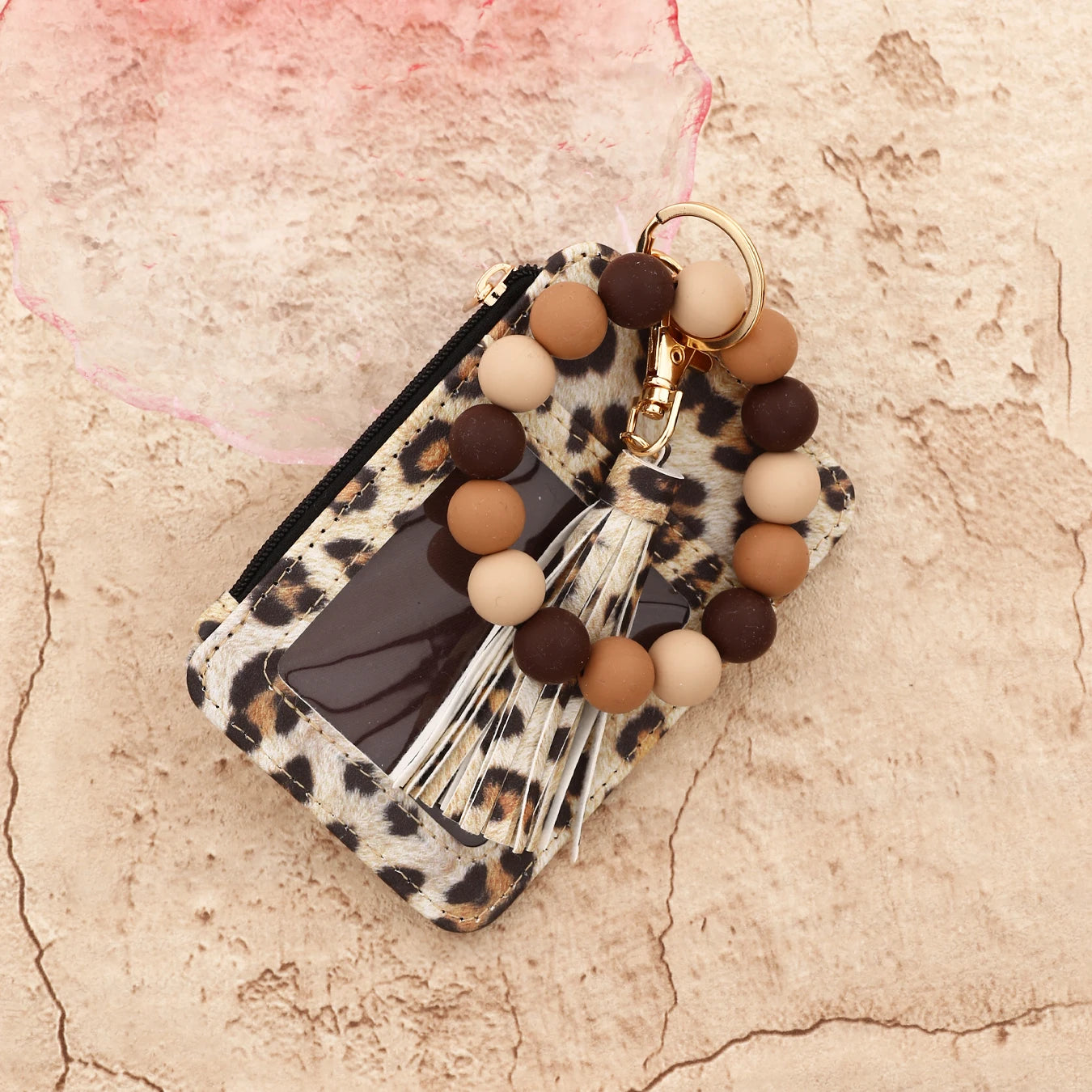 Bead Handled Wristlet