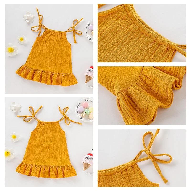 Toddler Breathable Cotton Dress
