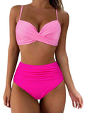 Bikini Top&High Waist Bottoms