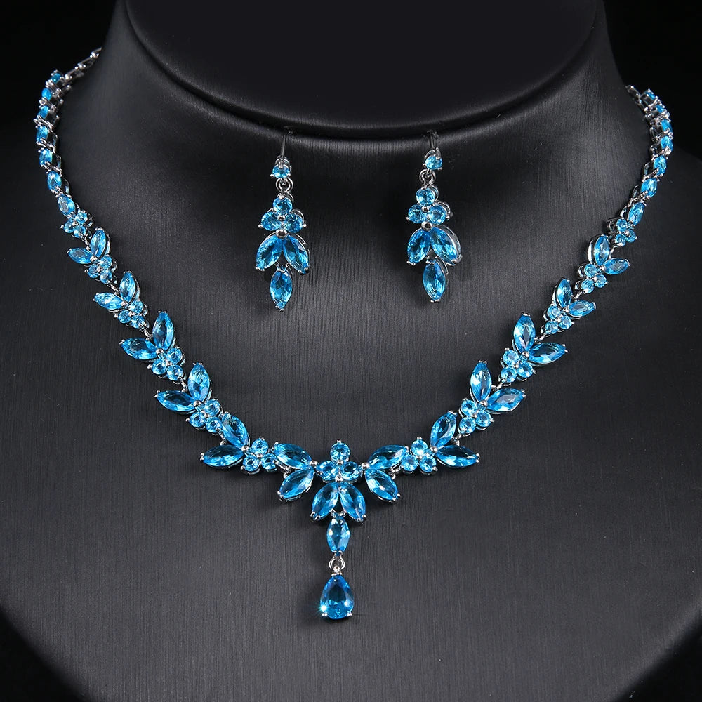 Cubic Zirconia 3Pcs Jewelry Set