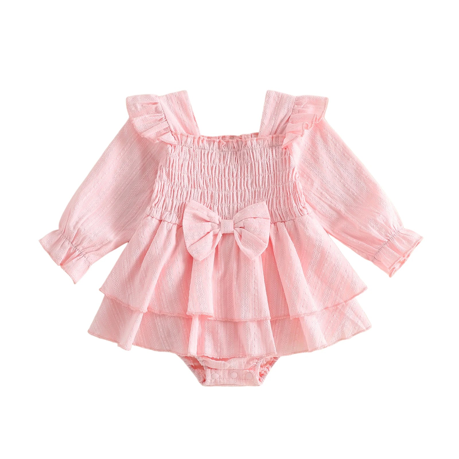Ruffled Romper Dress