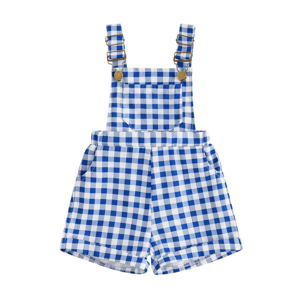 Plaid Overalls
