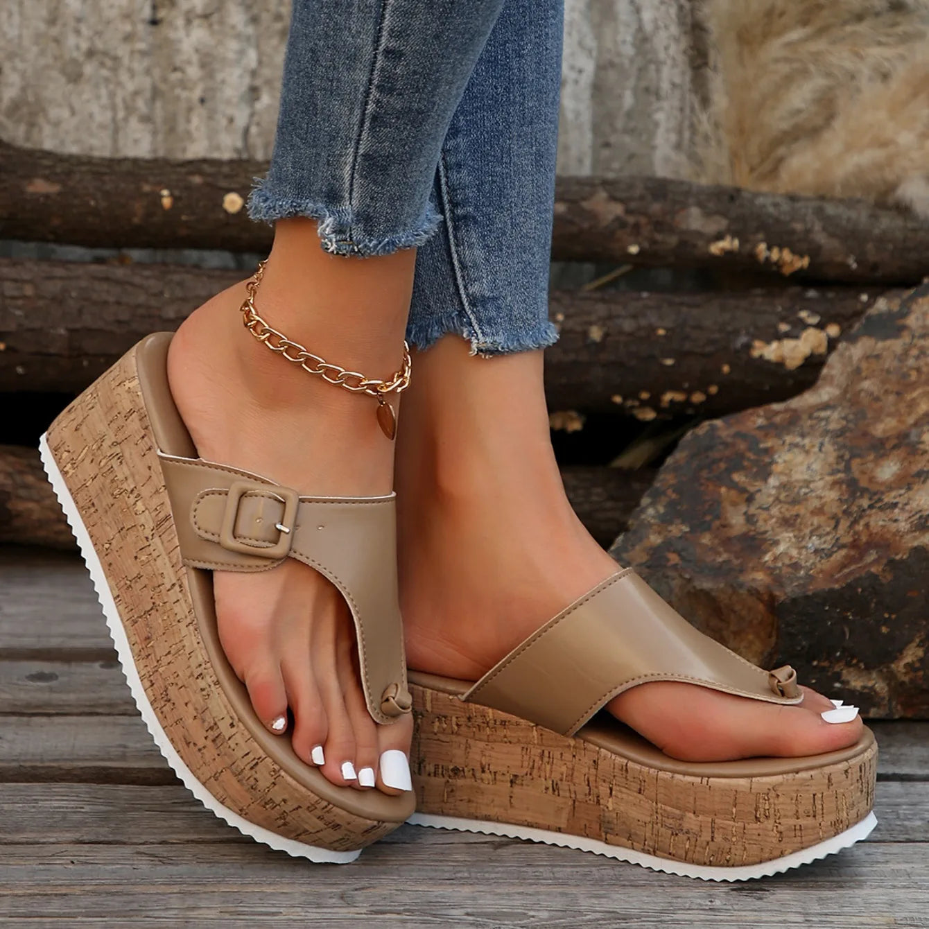 Platform Wedge Sandals