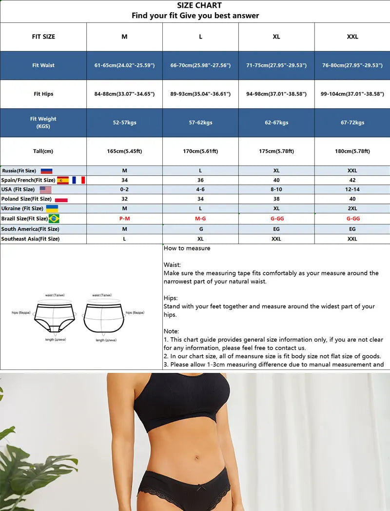 6-Piece Cotton Underwear Set