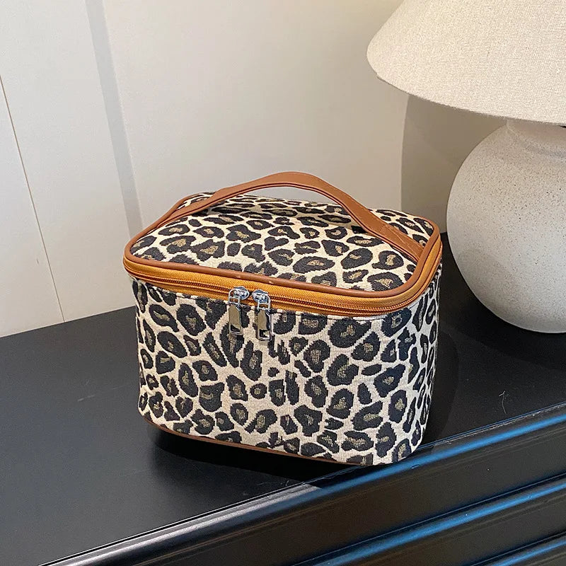 Leopard Cosmetic Bag
