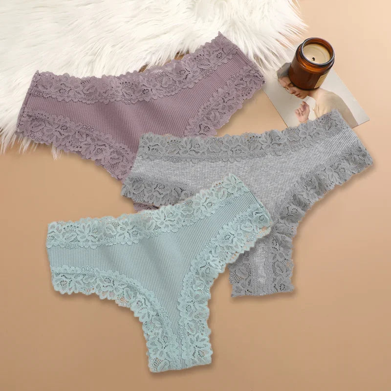 3-Piece Cotton Underwear Set