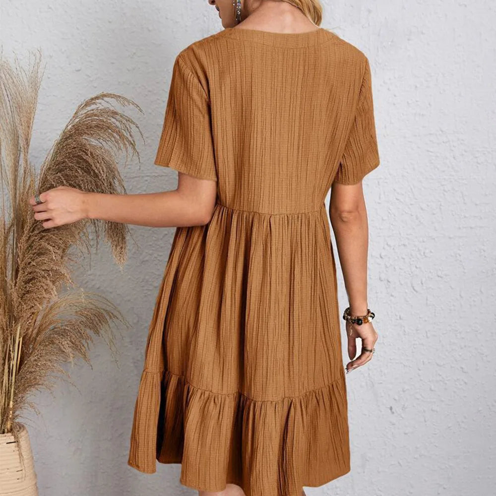 Ruffle Hem Dress