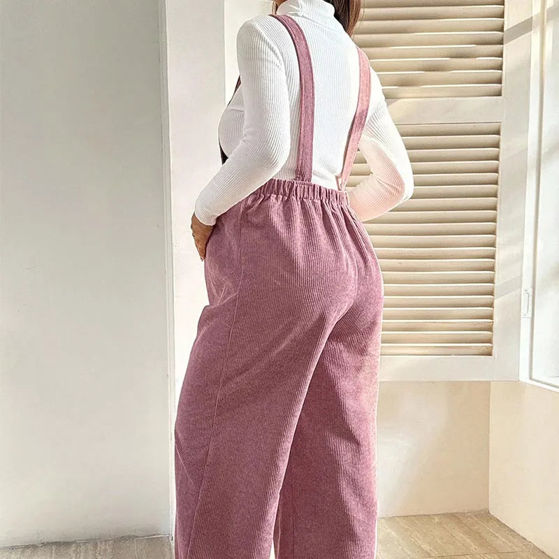 Maternity Corduroy Overalls